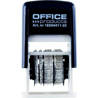 Razítko Office products datumová samobarvící měsíc číslem, černá