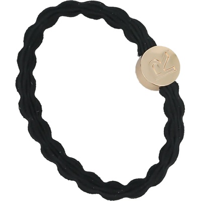 By Eloise London Letter Charms Gold Ластик за коса цвят R Black