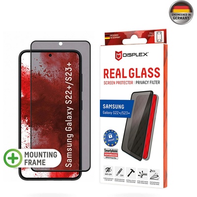 Displex Premium Anti-spy celoplošné ochranné Sklo Samsung Galaxy S22 Plus 5G / S23 Plus Čierny KF2324288