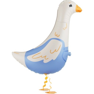 PartyDeco Fóliový balón Chodiaca hus 47,5 x 69,5 cm
