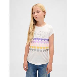 GAP Детска риза с логото на GAP GAP | Byal | Момичешки | XL