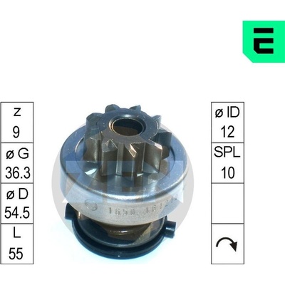 Voľnobežná prevodovka, štartér ERA ZN1650