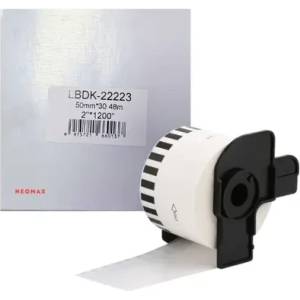 NEOMAX ЛЕНТА ЗА ЕТИКЕТНИ ПРИНТЕРИ BROTHER ТИП QL - CONTINUOS PAPER TAPE - 50 mm x 30, 48 m - DK22223 (DK-22223) - PN LB-22223 - NEOMAX (300BRADK22223N)