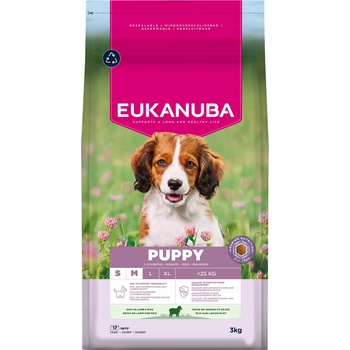 Image 1 of EUKANUBA Puppy Small/medium Lamb&Rice 3 kg