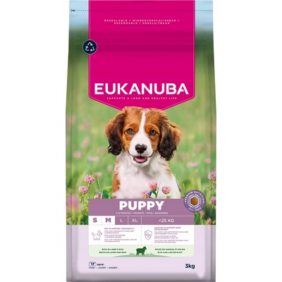EUKANUBA Puppy Small/medium Lamb&Rice 3 kg