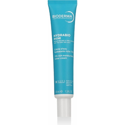 Bioderma Hydrabio Riche 72h Rich Moisturising Water Cream 40 ml – Hledejceny.cz