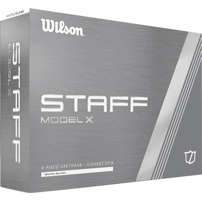 Wilson Staff Model X bílé 12 ks