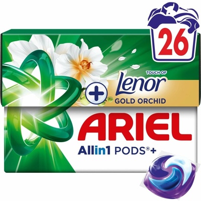 Ariel +Lenor prací kapsule Gold Orchid 26 PD