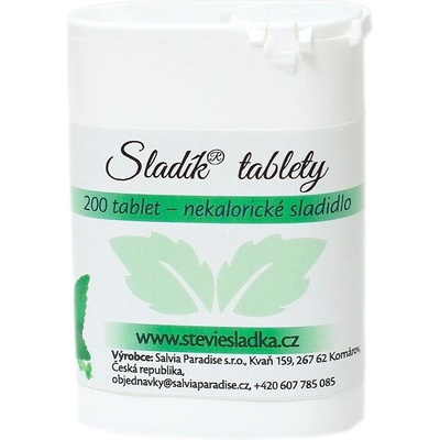 Salvia Paradise Sladík sladidlo stévie sladká 200 tbl