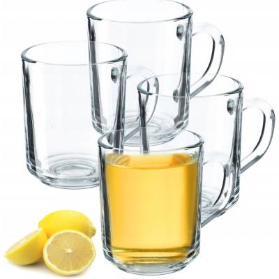 Kadax Sklenice na kávu a čaj 4 x 240 ml