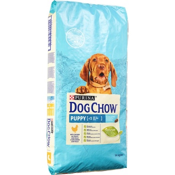 Dog chow complet/junior s kuracím mäsom 14 KG 14 kg
