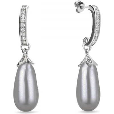 Spark se Swarovski Elements perla Light Grey 13385