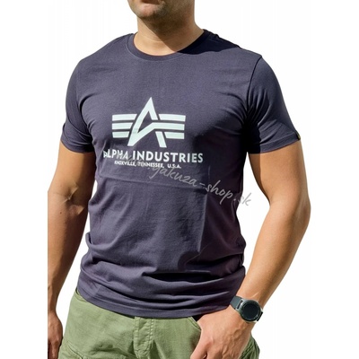Alpha Industries Basic T-shirt tričko pánske iron grey šedá