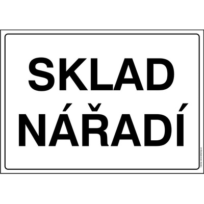 RAFO Samolepka Sklad nářadí Velikosti: A5 (15 x 21 cm)