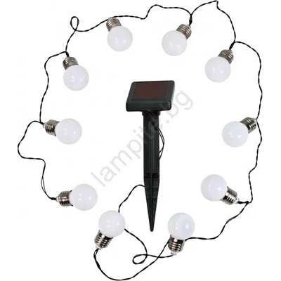 Polux LED соларна декоративна верига LED/1, 2V 300 mAh 3, 8 m IP44 (SA0730)