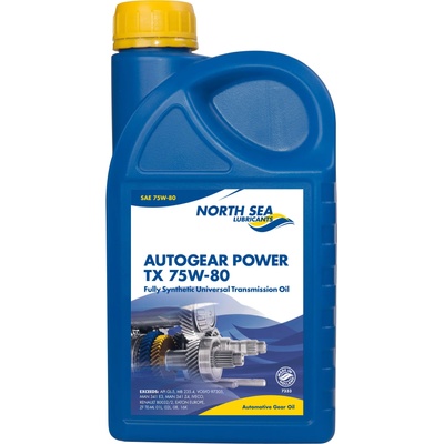 North Sea Lubricants Nsl autogear power tx 75w-80
