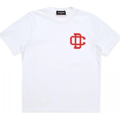 Dsquared2 Slouch Fit T-shirt biela