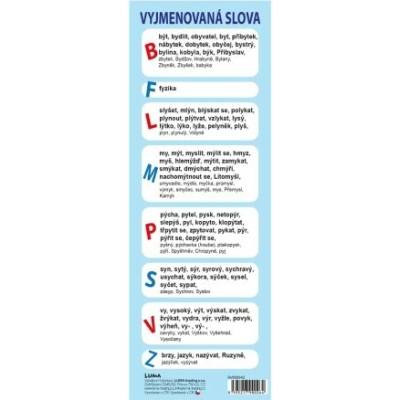 LUMA Vyjmenovaná slova - záložka - SV00042