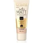 Eveline Cosmetics Satin Matt матиращ фон дьо тен с екстракт от охлюв цвят 102 Vanilla 30ml