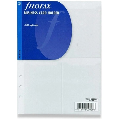 Filofax Puzdro na vizitky náplň A5 k diárom