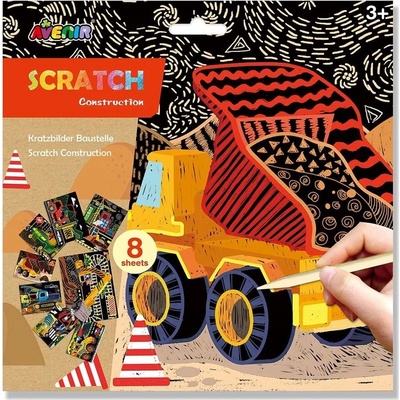 Škrabací obrázky Stroje Avenir