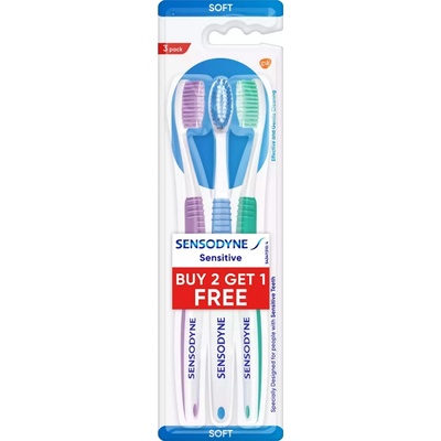 Sensodyne Sensitive soft 3 ks