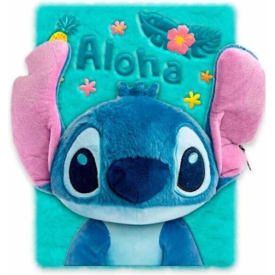 CYP Brands Плюшен тефтер CYP Brands - Stitch, Aloha (ST00117)