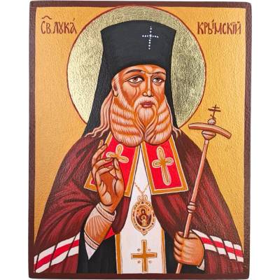 РЪЧНО РИСУВАНА ИКОНА СВЕТИ ЛУКА КРИМСКИ