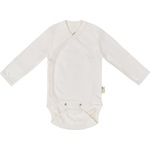 Bio Baby Боди дълъг ръкав Bio Baby - органичен памук, 68 cm, 4-6 месеца, екрю (97218104) - ozone