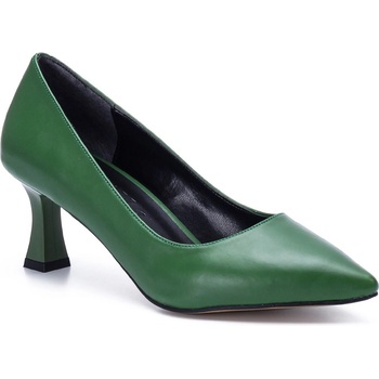 Johns Athletic Дамски елегантни обувки с тънък ток 0002 - Зелени #363221 (363221_Зелен)