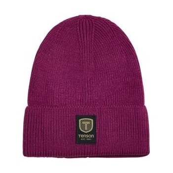 Tenson Badge beanie fialový