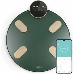 Livoo Електронен кантар за баня Livoo DOM455V Зелен