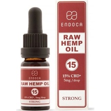 Endoca RAW CBD + CBDa olej 15% 1500 mg 10 ml