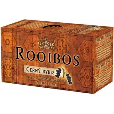 Grešík čaj Rooibos ČIERNY RÍBEZLE 20 x 1,5 g