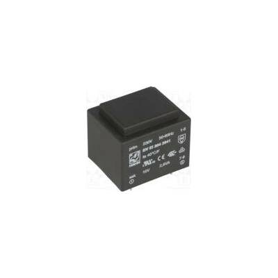 Transformátor zalévaný 2,6VA 230VAC 10V 260mA PCB 99g
