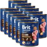 Brit Консерва Brit Premium by Nature Агне с елда 12 x 800 г