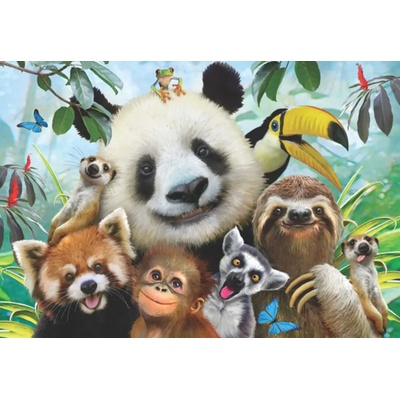 Anatolian - Puzzle Robinson: Selfie Zoo - 500 piese