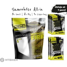 Adventure Menu Samoohřev ALLinONE 3 x 30 g + 2 x 60 g + Zipper-bag T10-0025