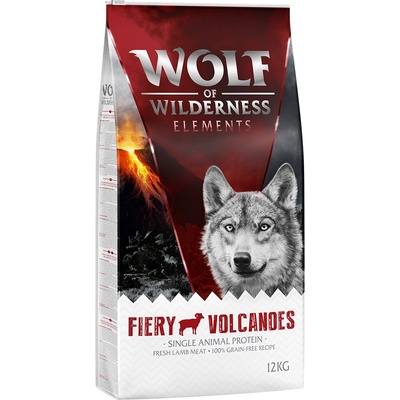 Wolf of Wilderness Sensitive Fiery Volcanoes jahňacie 5 x 1 kg