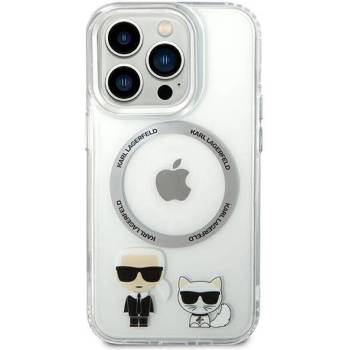 Image 1 of KARL LAGERFELD Гръб Karl Lagerfeld MagSafe Compatible Case Гръб Karl and Choupette за iPhone 14 Pro Max - Прозрачен
