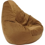 PUFRELAX Пуф круша, Nirvana Hobbit, Tattle Tan, Перящ се калъф, 220л (PUF-G-NH-PT-TTT) - topmarket