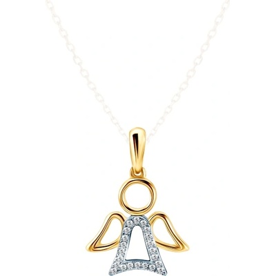 SAVICKI Висулка ангел Savicki: злато, диаманти