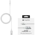 mophie Кабел Mophie Charge and Sync, USB-A (м) към Lightning (м), 1м, бял (409903213)
