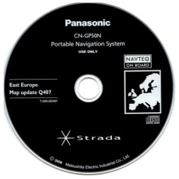 Panasonic STRADA mapy 2008 Update T1000-EE0407