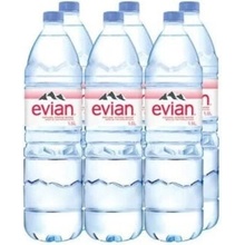 Evian prírodná minerálna voda 6 x 1,5 l