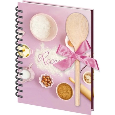 Stil Kniha na recepty s vařečkou A5 se spirálou Baking – Zboží Mobilmania