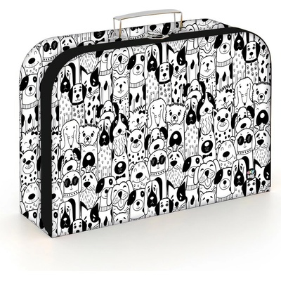 Oxybag kufřík na výtvarku Pejsci, 34 cm, lamino