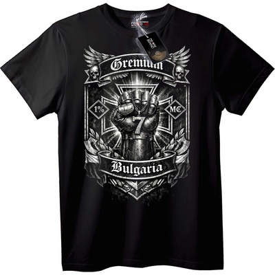 NOONEBRAND Тениска Gremium 1% МС България - XL, Black