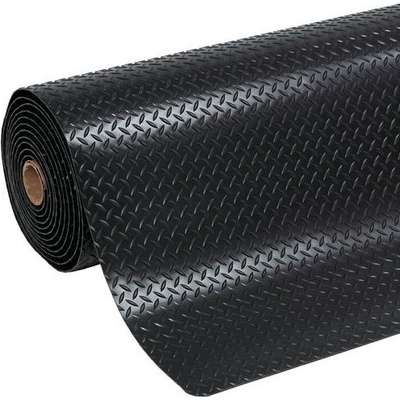 Notrax Cushion Trax s diamantovým povrchem černá 122 x 400 cm