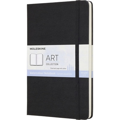 Moleskine Skicar Watercolour Notebook A5 čierny